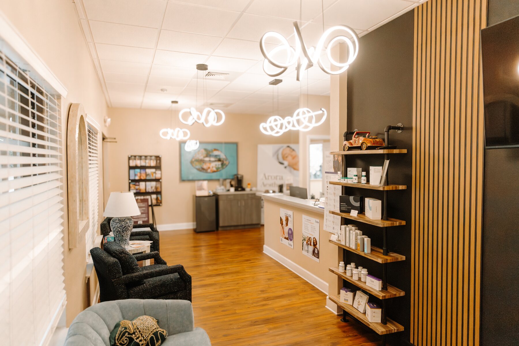 Serene Med Spa treatment room in Barboursville, West Virginia